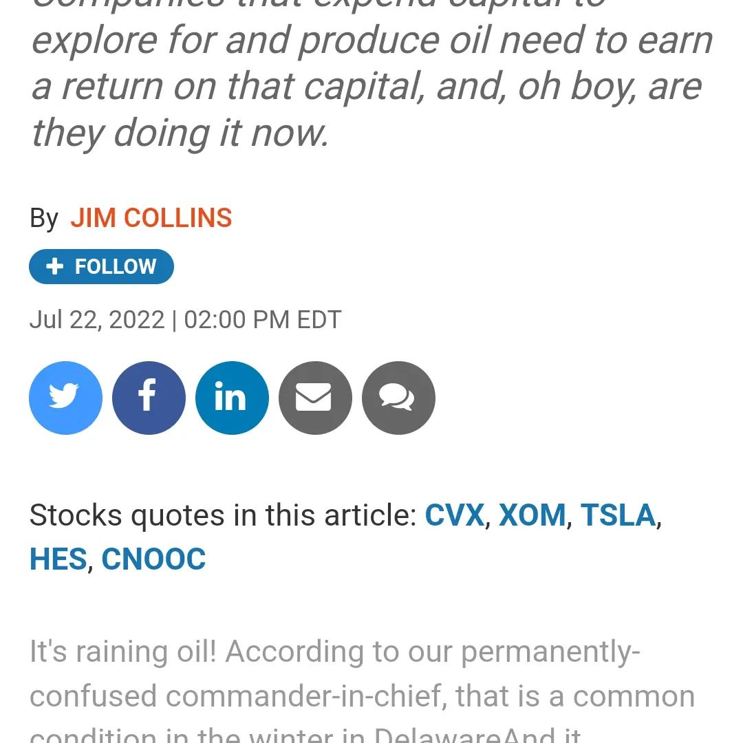 https://realmoney.thestreet.com/investing/it-s-raining-dividends-in-the-oil-patch-16060119

My RM column on $CVX and $XOM.  Buy them.  Today